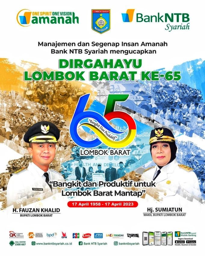 BANK NTB SYARIAH : DIRGAHAYU LOMBOK BARAT KE-65
