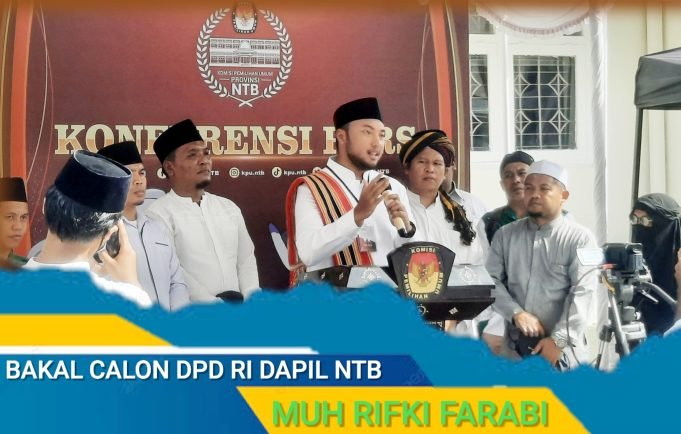 Anak TGB Daftar ke KPU, Rifki Farabi : Saatnya Anak Muda Bawa Semangat di Ruang Politik