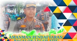 Polres Sumbawa Terjunkan Personel Gabungan Amankan Pendaftaran Bacaleg