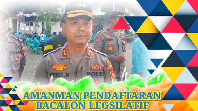 Polres Sumbawa Terjunkan Personel Gabungan Amankan Pendaftaran Bacaleg