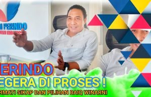 Baiq Winarni Memilih Mengundurkan Diri, Zammatur Rahili : “Tapi Hatinya di Perindo”