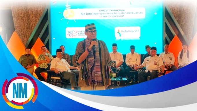 Menparekraf Sandiaga Uno Dorong Pelaku Usaha Ekonomi Kreatif di Lombok Timur Terus Berkarya