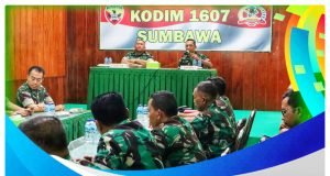 Kodim 1607 Sumbawa Sambut Kedatangan Tim Current Audit Itdam IX Udayana