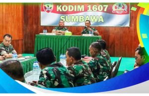 Kodim 1607 Sumbawa Sambut Kedatangan Tim Current Audit Itdam IX Udayana