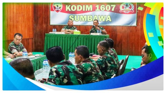 Kodim 1607 Sumbawa Sambut Kedatangan Tim Current Audit Itdam IX Udayana