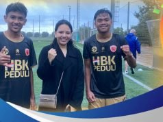 Tim ISA Lombok FC U-16 Gasak Manortown United FC Irlandia di Barcelona 4-1