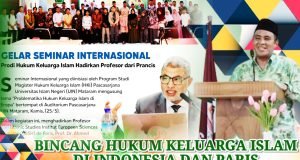 Hadirkan Profesor dari Paris, Prodi Magister HKI Pascasarjana UIN Mataram Gelar Seminar Internasional