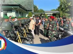 Kunjungi Sumbawa, Menhan Prabowo Serahkan 40 Unit Kendaraan Bagi Bhabinsa Kodim 1607/Sumbawa