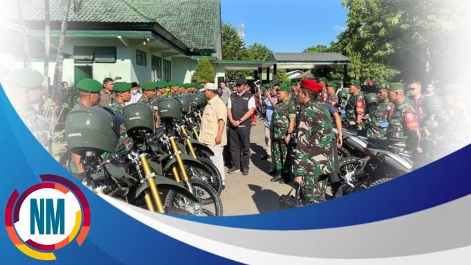 Kunjungi Sumbawa, Menhan Prabowo Serahkan 40 Unit Kendaraan Bagi Bhabinsa Kodim 1607/Sumbawa