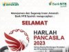 KELUARGA BESAR BANK NTB SYARIAH : SELAMAT HARLAH PANCASILA 2023