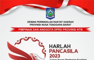 KELUARGA BESAR DPRD NTB : SELAMAT HARLAH PANCASILA 2023