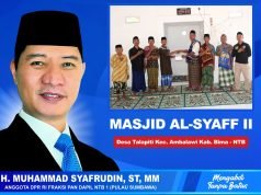 Istiqomah Tebarkan Kebaikan di Jum’at Berkah, Kini Giliran Masjid Al-Shaff II di Bima Disasar HMS