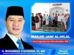 Jum’at Berkah, Giliran Masjid Jami Al-Hilal Bima Disasar Rudhy Mbojo