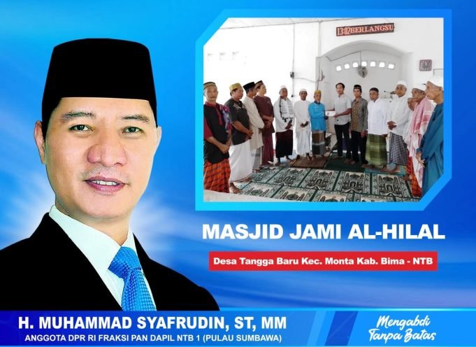 Jum’at Berkah, Giliran Masjid Jami Al-Hilal Bima Disasar Rudhy Mbojo