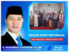 Peduli Tempat Ibadah, Kini Masjid Syafi Natunajal Bima Dibantu HMS : “Alhamdulillah, Jum’at Berkah”