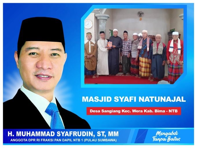 Peduli Tempat Ibadah, Kini Masjid Syafi Natunajal Bima Dibantu HMS : “Alhamdulillah, Jum’at Berkah”