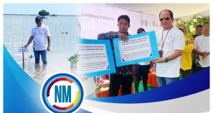 Abdul Rafiq Tanam Mangrove di Pulau Kaung