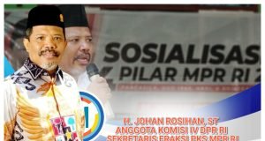 Menjelang Hari Lahir Pancasila, Johan Sosialisasikan Empat Pilar MPR RI