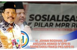 Menjelang Hari Lahir Pancasila, Johan Sosialisasikan Empat Pilar MPR RI