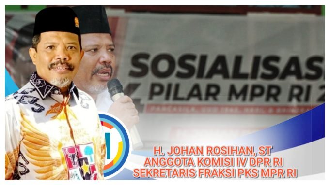 Menjelang Hari Lahir Pancasila, Johan Sosialisasikan Empat Pilar MPR RI
