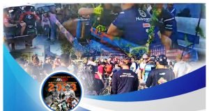 Pembalap MXGP Keliling Kota Sumbawa Naik Dokar Hingga Sepeda Ontel