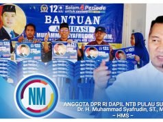 HMS Salurkan Bantuan 870 Kursi di Kota Bima