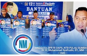 HMS Salurkan Bantuan 870 Kursi di Kota Bima