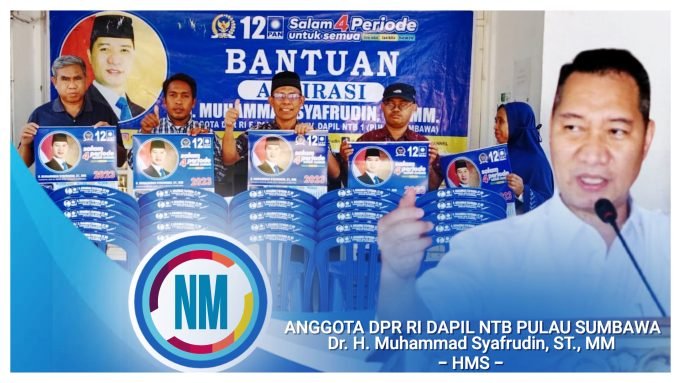 HMS Salurkan Bantuan 870 Kursi di Kota Bima