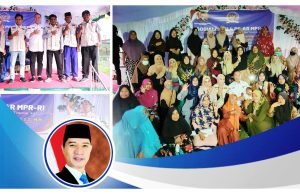 Berikan Bantuan Perbaikan Sekolah, HMS Juga Sosialisasikan 4 Pilar MPR RI di Bima