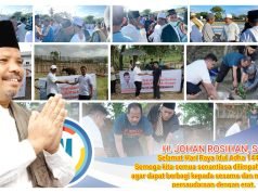 Johan Rosihan Salurkan 18 Sapi dan 2 Ekor Kambing di Pulau Sumbawa