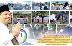 Johan Rosihan Salurkan 18 Sapi dan 2 Ekor Kambing di Pulau Sumbawa
