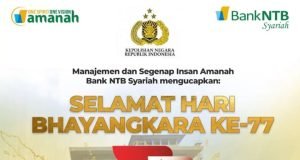 BANK NTB SYARIAH : SELAMAT HARI BHAYANGKARA KE-77