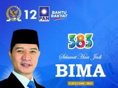 Dr. H. Muhammad Syafrudin (HMS) : Selamat Hari Jadi Kabupaten Bima ke 383