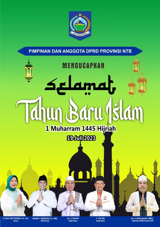 KELUARGA BESAR DPRD NTB : SELAMAT TAHUN BARU ISLAM