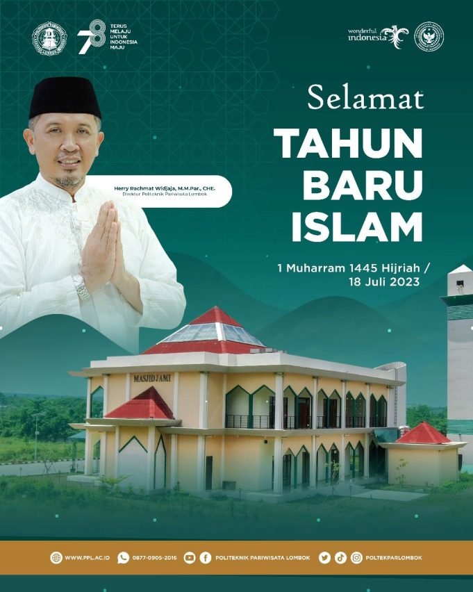 POLTEKPAR LOMBOK : SELAMAT TAHUN BARU ISLAM 1445 H