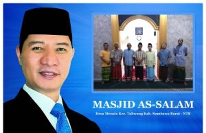 Jum’at Berkah, Rudhy Mbojo Berikan Bantuan Untuk Masjid As-Salam Sumbawa Barat