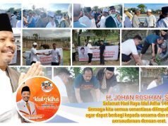 Sukseskan Program Tebar 1,8 Juta Qurban PKS, Johan Bagi 18 Ekor Sapi dan 2 Ekor Kambing di Sumbawa, Lombok dan Bali