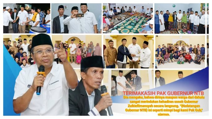 Mimpi Berubah Nyata, Bang Zul Obati Kerinduan Warga Pagutan Mataram Hingga Bale Agung Lobar