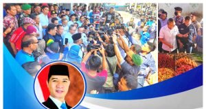 Rudhy Mbojo Dampingi Mendag Zulhas Kunjungi Pasar Seketeng Sumbawa