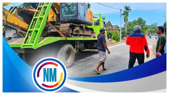 BPBD Sumbawa Bersihkan Lokasi Pasca Banjir di Lunyuk