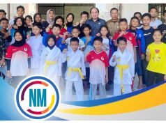 Ketua KONI Kunjungi Latihan Karate dan Taekwondo di Padepokan Beladiri GOR Mampis Rungan