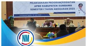 Pemda Sumbawa Evaluasi Pelaksanaan Kegiatan APBD Semester I