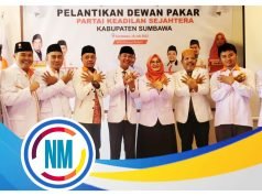 Dilantik Jadi Ketua Dewan Pakar PKS Sumbawa, Ini Pesan Johan Rosihan Untuk Dewi Noviany