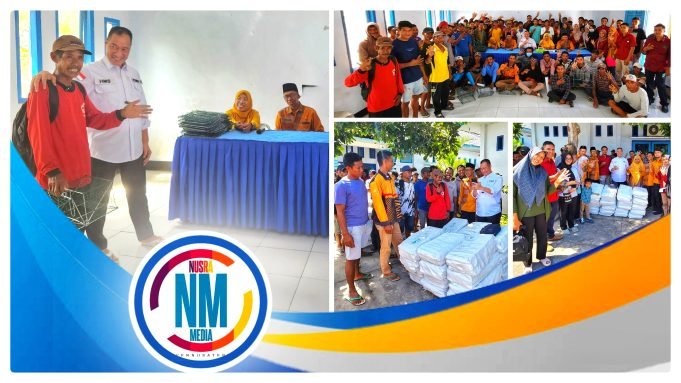 HMS Salurkan Bantuan Alat Tangkap Kepiting di Pulau Sumbawa