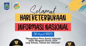 GUBERNUR DAN WAKIL GUBERNUR NTB : SELAMAT HARI KETERBUKAAN INFORMASI NASIONAL 2023