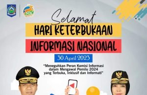 GUBERNUR DAN WAKIL GUBERNUR NTB : SELAMAT HARI KETERBUKAAN INFORMASI NASIONAL 2023