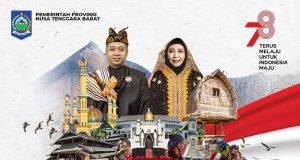 GUBERNUR & WAKIL GUBERNUR NTB : DIRGAHAYU REPUBLIK INDONESIA