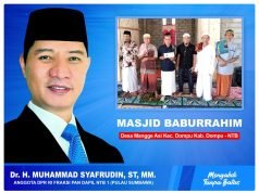 Jum’at Berkah, HMS Berikan Bantuan Untuk Masjid Baburrahim di Dompu