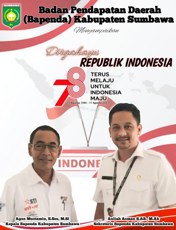 BAPENDA SUMBAWA : DIRGAHAYU REPUBLIK INDONESIA