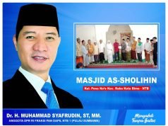 HMS Berikan Bantuan Masjid As-Sholihin Kota Bima